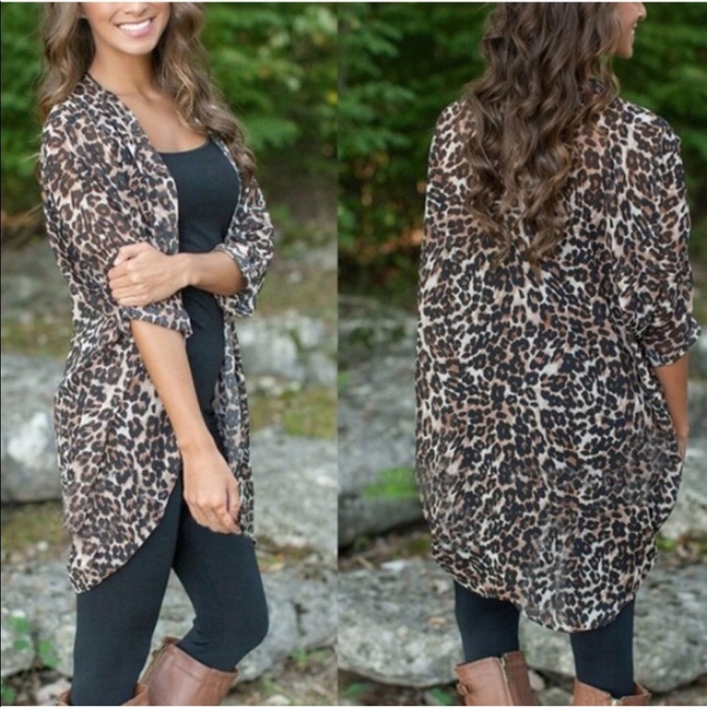 Cheetah kimono